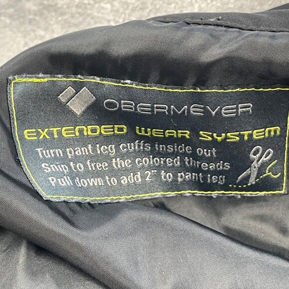 Obermeyer Ski Pants Teen Medium 10-12 Black Enforcer Insulated Suspenders - Picture 16 of 16